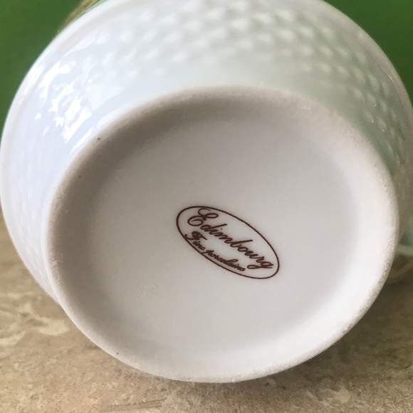 Edimbourg Porcelain - Flower mug - Picture 4 of 4